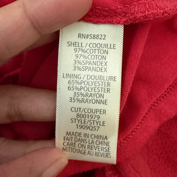 Max Studio Red Ruffled Smocked Maxi Dress Size Large - Picture 5 of 5